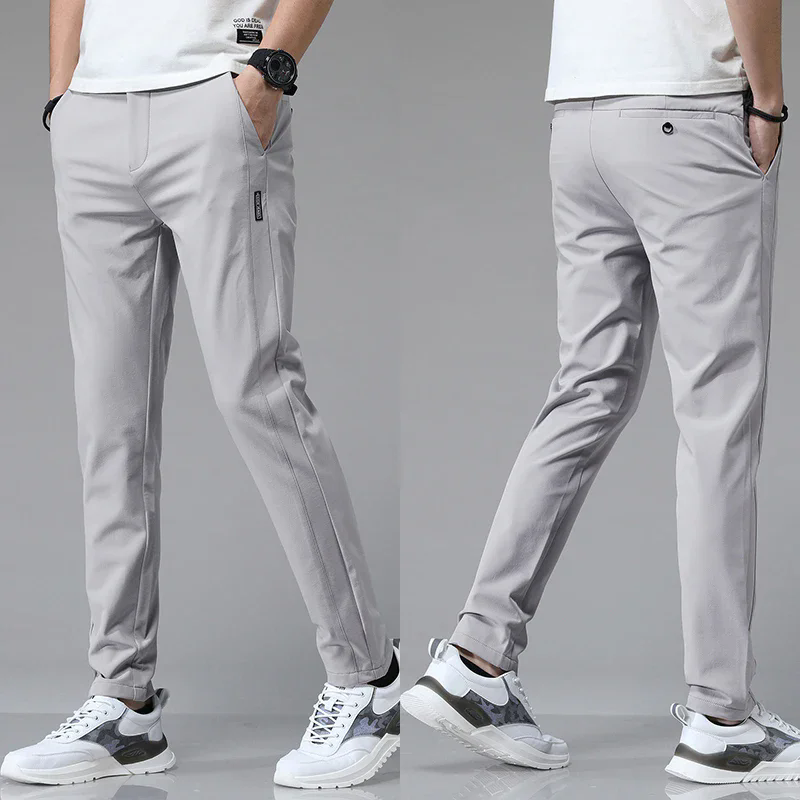 Golf Equipment And Accessories - Pantaloni casual dritti slim elasticizzati da