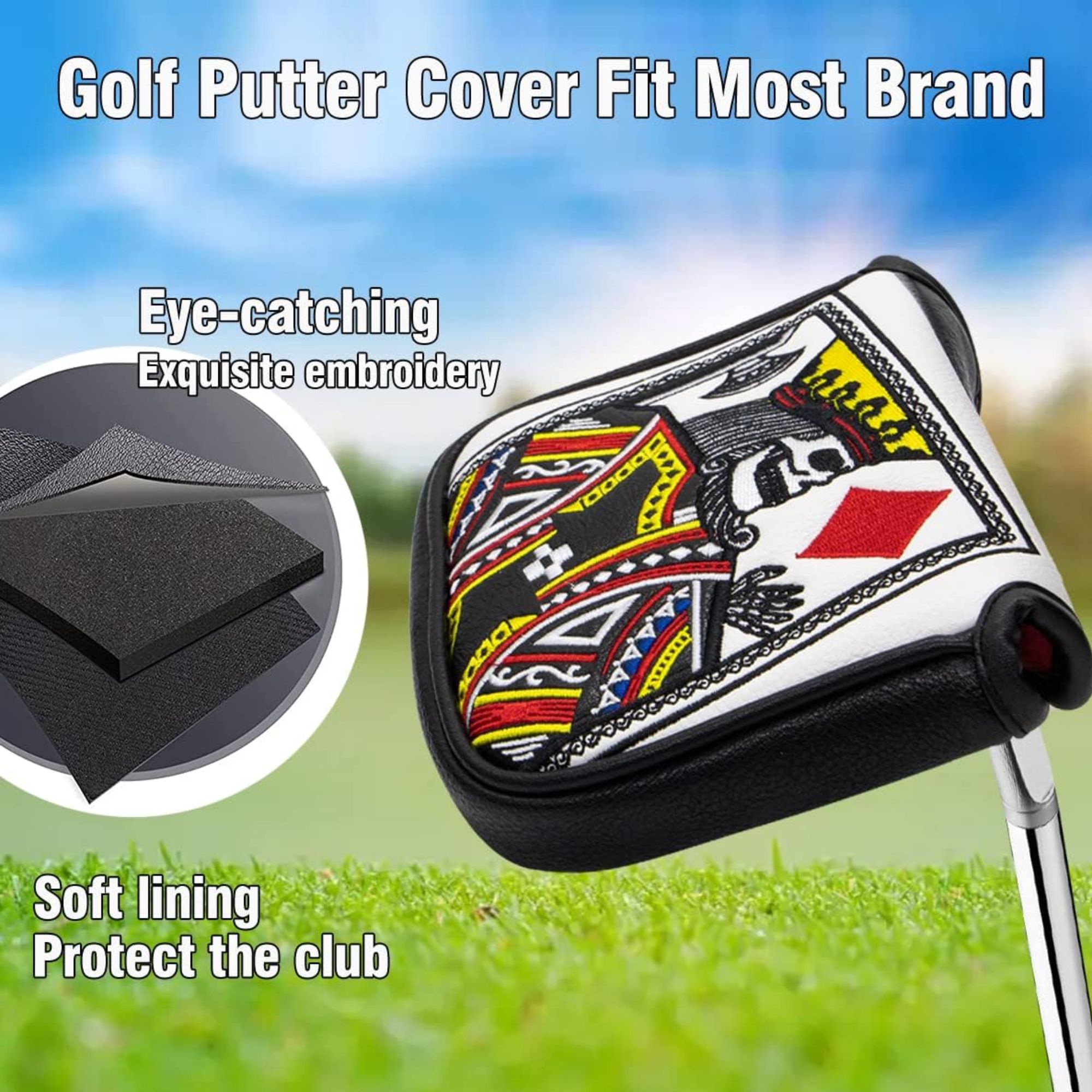 Putter con mazzuolo ricamato K - Golf Equipment And Accessories recensione e prezzo