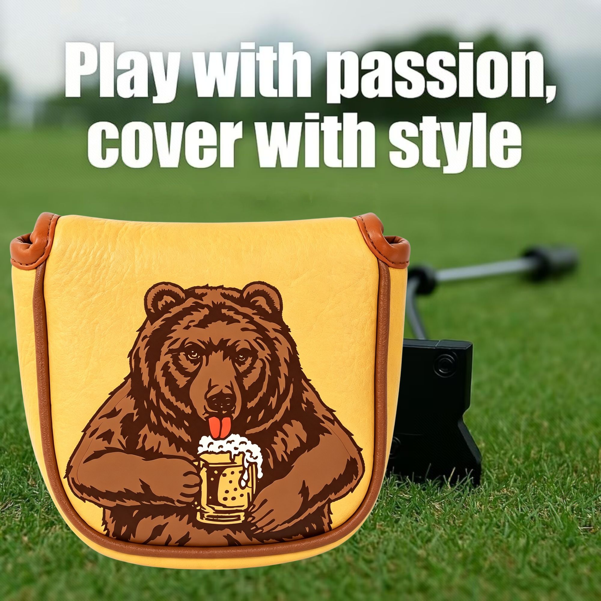 Copritesta da golf ricamato co - Golf Equipment And Accessories recensione e prezzo