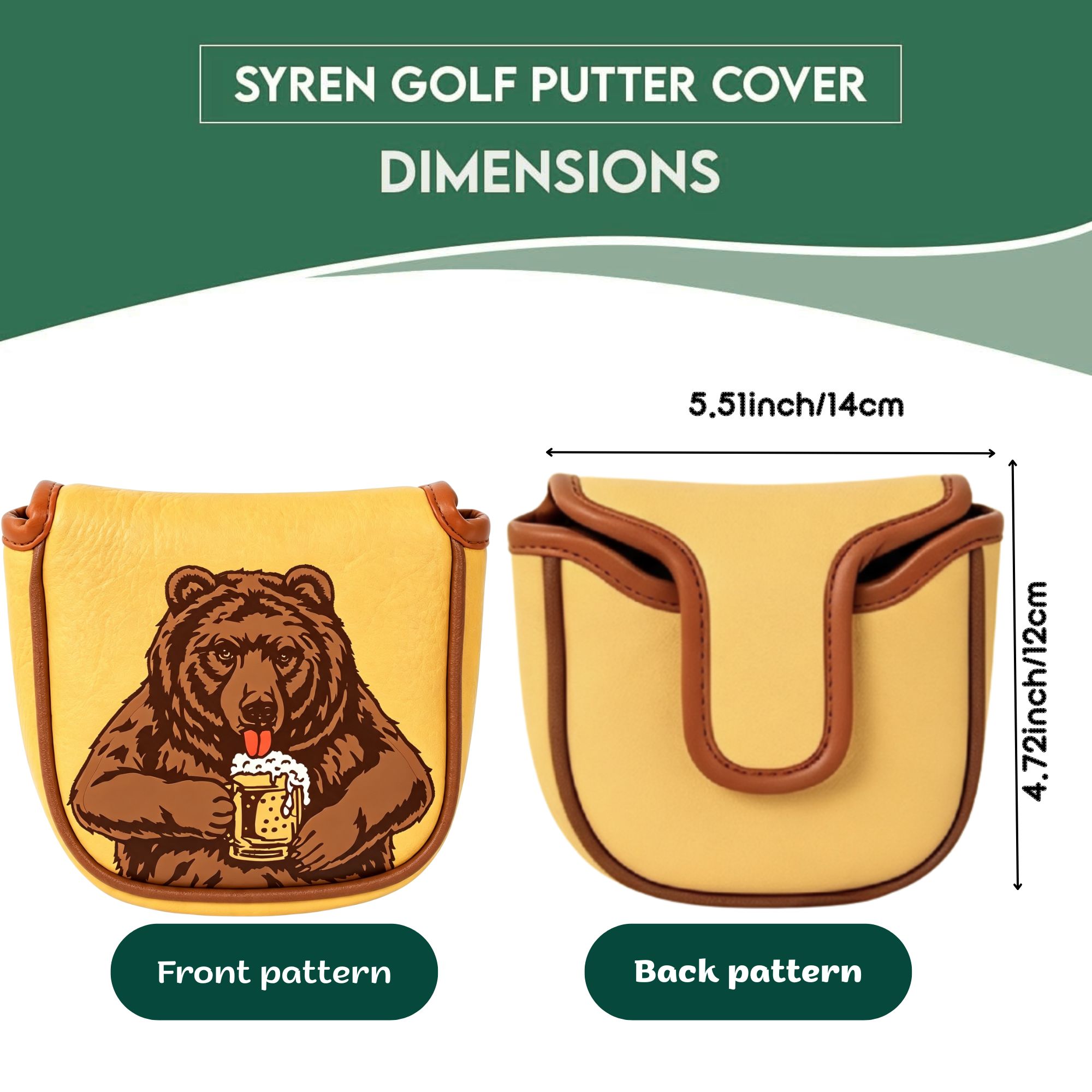 Copritesta da golf ricamato co - Golf Equipment And Accessories recensione e prezzo